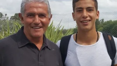 El hijo del entrerriano Jorge Burruchaga se sumó a las prácticas de Arsenal de Sarandí