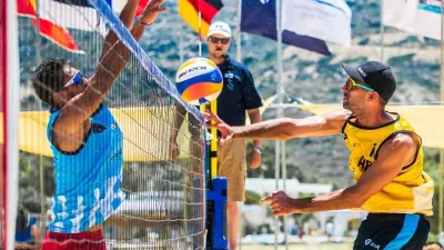 Beach Volley: el cerritense Julián Azaad no pudo avanzar a semifinales en Grecia