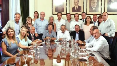 El bloque de senadores de Juntos por el Cambio