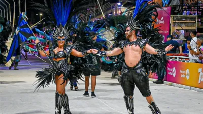 Kamarr anoche tuvo una de sus mejores actuaciones en el Carnaval del País. Fotografía: Prensa del Carnaval.