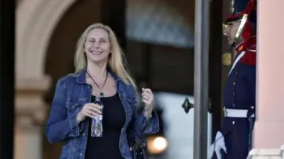 Karina Milei, en una imagen reciente a la salida de la Casa Rosada.