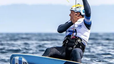 Kite Surf: Federico Aguilar fue parte de la “Semana Olímpica” en Francia