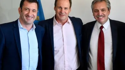 Kueider, Bordet y Fernández