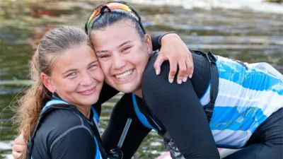 Canotaje: tres entrerrianas, entre las mejores 10 palistas en el Mundial de Maratón