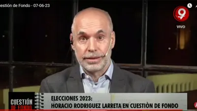 Horario Rodríguez Larreta aseveró en el programa “Cuestión de Fondo” (Canal 9, Litoral), que “el cambio que la Argentina necesita es muy profundo y eso requiere un acuerdo, una mayoría muy amplia para poder aprobar todas las leyes que Argentina necesita”.