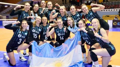 Vóley: con la entrerriana Melany Detzel, Las Panteritas avanzaron a semifinales 