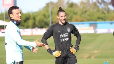 Fútbol: el arquero Jeremías Ledesma se incorporó a la selección argentina