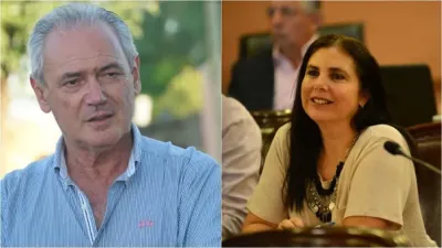 Atilio Benedetti y Gabriela Lena.