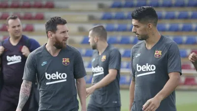 Messi y Suárez 