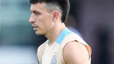 “Nuestra es expectativa es ganar la Copa América”, reconoció el gualeyo Lisandro Martínez