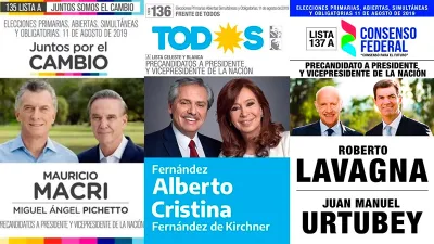 Listas presidenciales