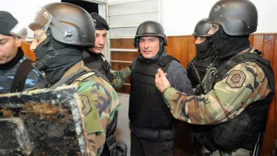 José López fue detenido en junio de 2016. El ex secretario de Obras Públicas consiguió el viernes su libertad condicional, tras pasar más de cinco años detenido.