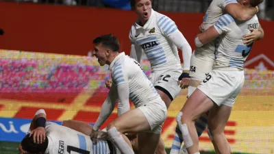 Con el paranaense Franco Rossetto, Los Pumas 7s alzaron la Copa de Oro en Vancouver