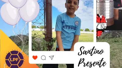 Con globos blancos y un minuto de silencio en cada partido, recordarán a Santino Romero