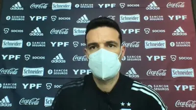 Scaloni no confirmó el equipo en Barranquilla y admitió que puede cambiar de sistema