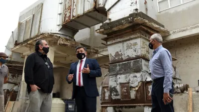 Luis Gorelik con Martín Oliva