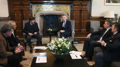 Macri con la Mesa de Enlace