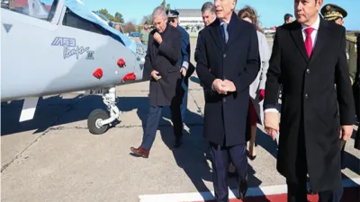 Macri con el presidente de Guatemala, Jimmy Morales