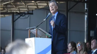 Macri en la inauguración de la Exposición Rural de 2019