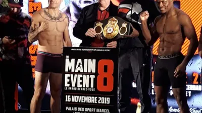 “Peligro” Mansilla superó el pesaje y está listo para su pelea en Francia