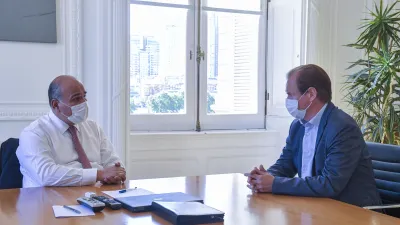 Bordet y Manzur dialogaron sobre obras y apertura de pasos fronterizos