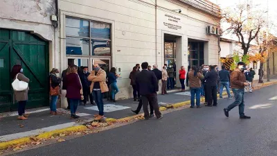 marcha de abogados en Concordia 