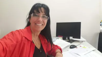 Imagen de archivo de Mariela Teruel, quien expresó que la sorprendió la difusión de los videos de Kueider contando fajos de dólares en su despacho de la Secretaría de la Gobernación.