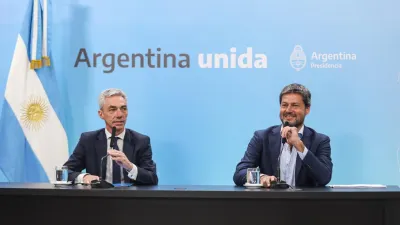 Mario Meoni junto a Matías Lammens