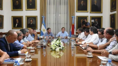 Reunión mesa de enlace y el gobierno