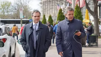 Fotografía de archivo de Michel y Massa, durante una visita a Washington.