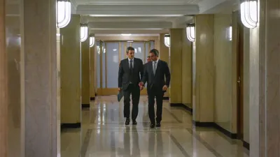 Imagen de archivo del ministro Sergio Massa y el director de la Aduana, Guillermo Michel.