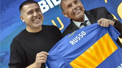 “Se han dicho muchas cosas y tonterías”, expresó Russo al ser presentado en Boca