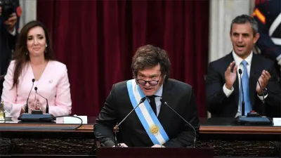 Milei presentó el Presupuesto 2025 en el Congreso, aunque no aportó ninguna cifra en concreto.
