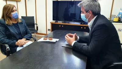 Walser con Rosario Romero