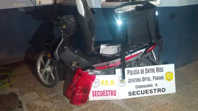 moto robada recuperada