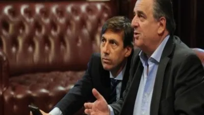 Luis Naidenoff y Mario Negri