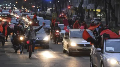 Hinchas de Newell’s se movilizaron para pedir por la llegada de Lionel Messi