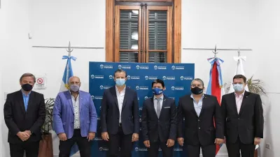 Bahl recibió al presidente de la Confederación Argentina de la Mediana Empresa