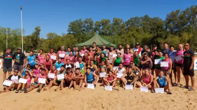 Paraná fue sede de la clasificación del Circuito Argentino de Beach Handball
