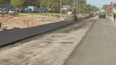 La obra integral de avenida Zanni tiene un 60% de avance