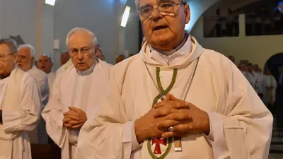 Monseñor Oscar Ojea, presidente del Episcopado.