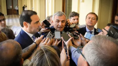 Gerardo Morales junto a Gustavo Valdés y Rodolfo Suárez fueron los primeros gobernadores en reunirse con el Presidente.