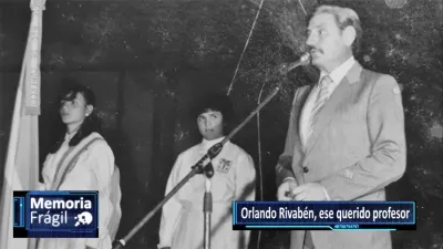 El profesor Orlando Rivabén, el docente que marcó a generaciones enteras con el ejemplo de su vida.