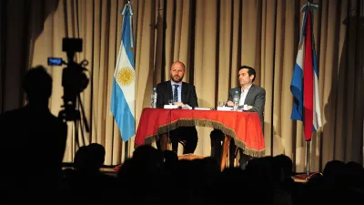 En el Instituto Magnasco de Gualeguaychú se dio a conocer el proyecto de la reforma del Código Penal.  (Foto Ricardo Santellán).