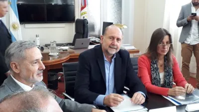 Omar Perotti con Sabina Federic