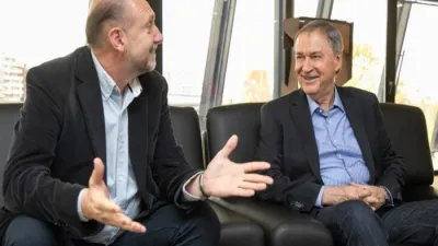 Omar Perotti con Juan Schiaretti 