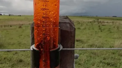 Imagen de archivo. La lluvia de anoche trajo algo de alivio para la producción agrícola vinculada con la siembra gruesa.
