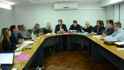 Senadores analizaron con Ballay el régimen de coparticipación para comunas