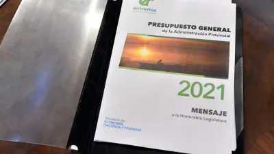 El Ejecutivo envió el proyecto de presupuesto 2021 a la Legislatura