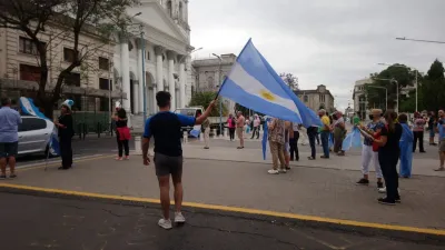 Protesta 8N en Paraná (Foto: ANALISIS)